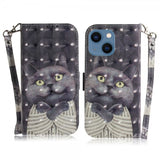 iPhone 14 Plus Etui Motiv Svart Katt
