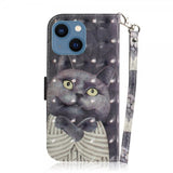 iPhone 14 Plus Etui Motiv Svart Katt