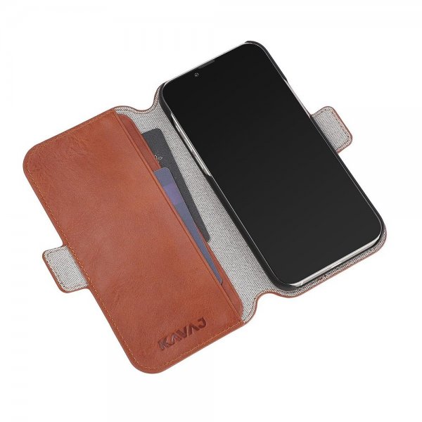 Kavaj iPhone 14 Plus Etui Phoenix Brun