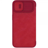 Nillkin iPhone 14 Plus Etui Qin Pro Series Rød