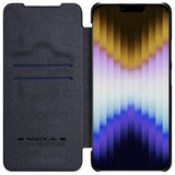 Nillkin iPhone 14 Plus Etui Qin Pro Series Svart