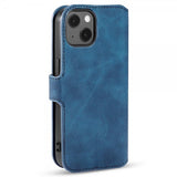 Dg.Ming iPhone 14 Plus Etui Retro Blå