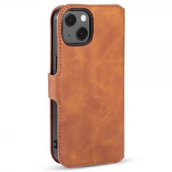 Dg.Ming iPhone 14 Plus Etui Retro Brun