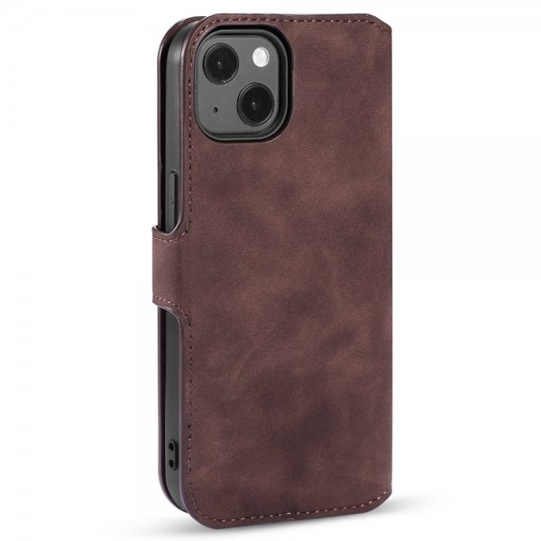 Dg.Ming iPhone 14 Plus Etui Retro Kaffe