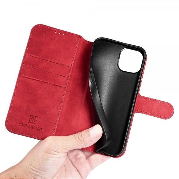 Dg.Ming iPhone 14 Plus Etui Retro Rød