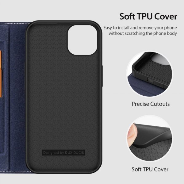 Dux Ducis iPhone 14 Plus Etui Skin X2 Series Blå