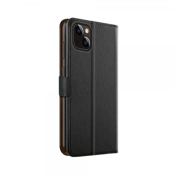 Xqisit iPhone 14 Plus Etui Slim Wallet Selection Svart