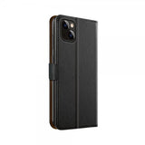 Xqisit iPhone 14 Plus Etui Slim Wallet Selection Svart