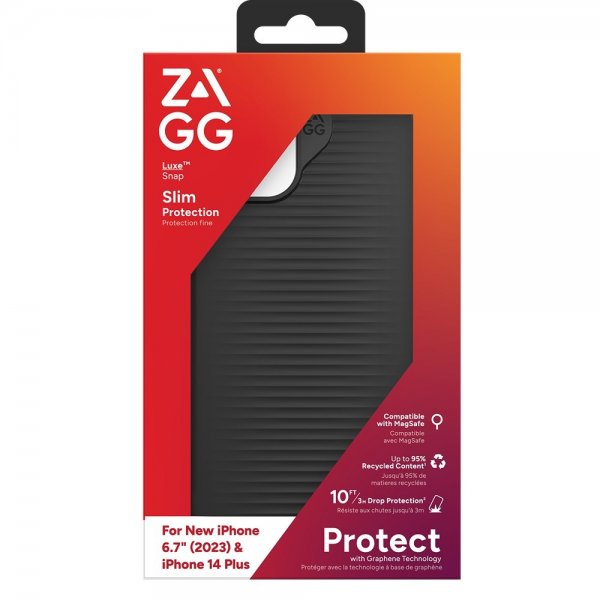 Zagg iPhone 14 Plus/iPhone 15 Plus Deksel Luxe Snap Svart