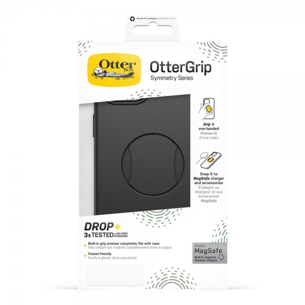 Otterbox iPhone 14 Plus/iPhone 15 Plus Deksel OtterGrip Symmetry MagSafe Svart