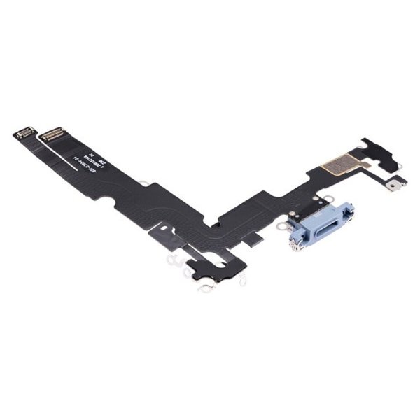 iPhone 14 Plus Ladekontakt med Flexkabel Original - Blå