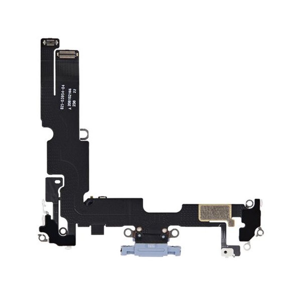 iPhone 14 Plus Ladekontakt med Flexkabel Original - Blå