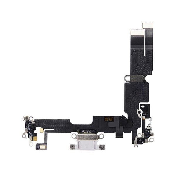iPhone 14 Plus ladekontakt med flexkabel original - lilla