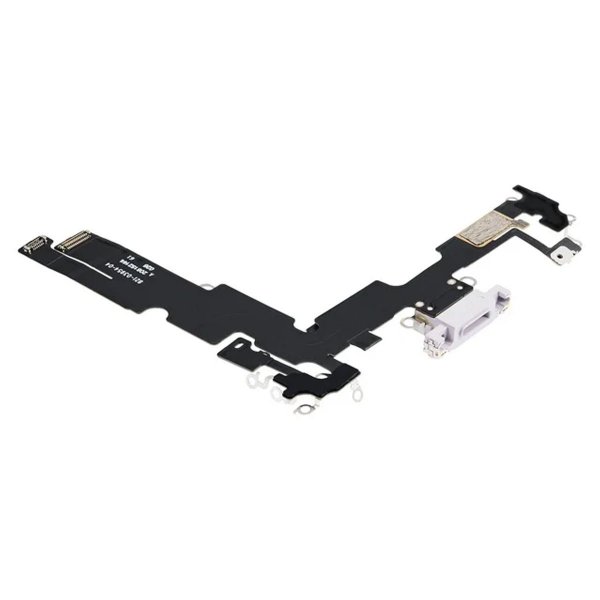 iPhone 14 Plus ladekontakt med flexkabel original - lilla