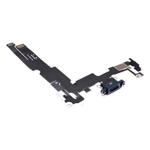 iPhone 14 Plus Ladekontakt med Flexkabel Original - Svart