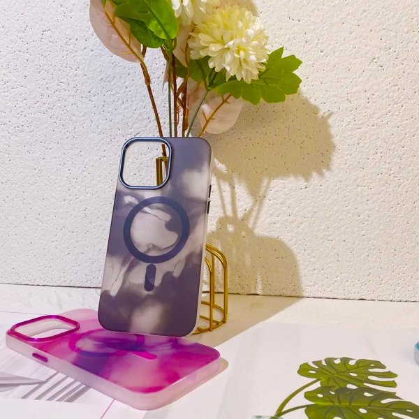 iPhone 14 Plus Deksel Mønster Grå
