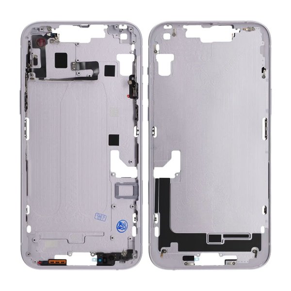 iPhone 14 Plus midtramme med smådeler OEM - lilla