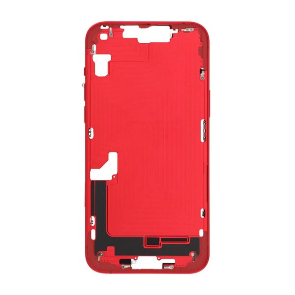iPhone 14 Plus Midtramme med smådeler OEM - Rød