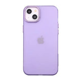 iPhone 14 Plus Deksel Kamerastøtfanger Frosted Lilla