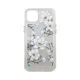iPhone 14 Plus Deksel Motiv Kvistar och Blomster
