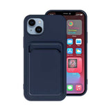iPhone 14 Plus Deksel Kortholder Blå
