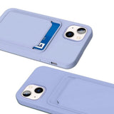 iPhone 14 Plus Deksel Kortholder Lilla