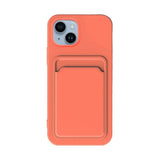 iPhone 14 Plus Deksel Kortholder Oransje