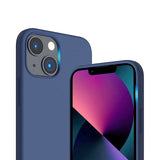 Rvelon iPhone 14 Plus Deksel Silikon Blå