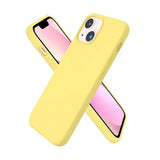 Rvelon iPhone 14 Plus Deksel Silikon Gul
