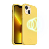 Rvelon iPhone 14 Plus Deksel Silikon MagSafe Gul