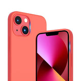 Rvelon iPhone 14 Plus Deksel Silikon Rosa
