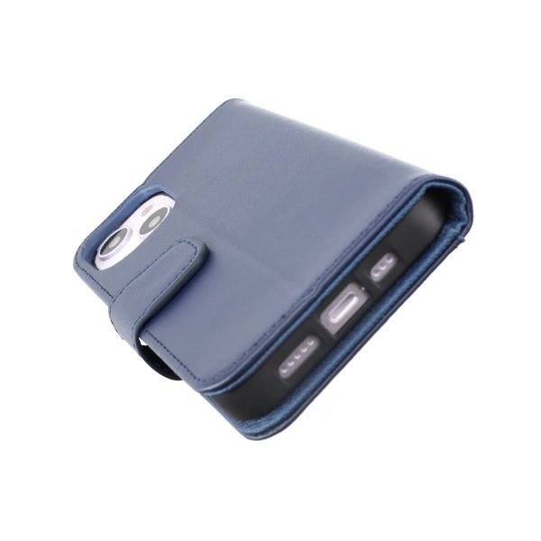 Rvelon iPhone 14 Plus Etui Utbrettbar Kortlomme Blå