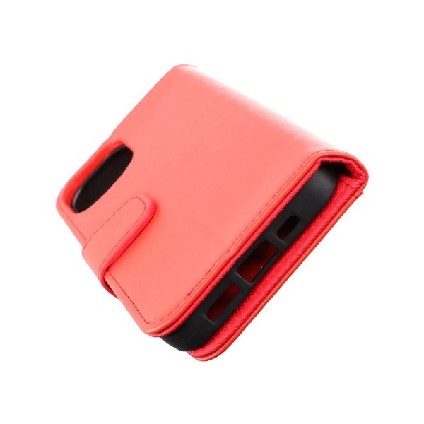 Rvelon iPhone 14 Plus Etui Utbrettbar Kortlomme Rød