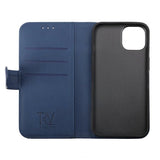 Rvelon iPhone 14 Plus Etui Detachable Wallet Case Blå