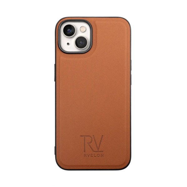 Rvelon iPhone 14 Plus Etui Detachable Wallet Case Brun