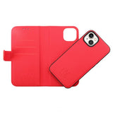 Rvelon iPhone 14 Plus Etui Detachable Wallet Case Rød