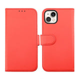 Rvelon iPhone 14 Plus Etui Detachable Wallet Case Rød