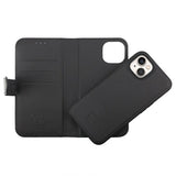 Rvelon iPhone 14 Plus Etui Detachable Wallet Case Svart