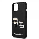 Karl Lagerfeld iPhone 14 Plus Deksel 3D Rubber Karl & Choupette Svart