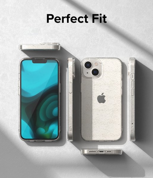 Ringke iPhone 14 Plus Deksel Air Glitter Clear