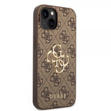 Guess iPhone 14 Plus Deksel Big Metal Logo Brun
