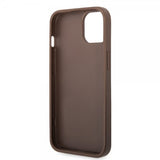 Guess iPhone 14 Plus Deksel Big Metal Logo Brun