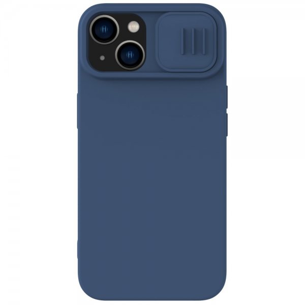 Nillkin iPhone 14 Plus Deksel CamShield Silky MagSafe Blå