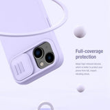 Nillkin iPhone 14 Plus Deksel CamShield Silky MagSafe Lilla