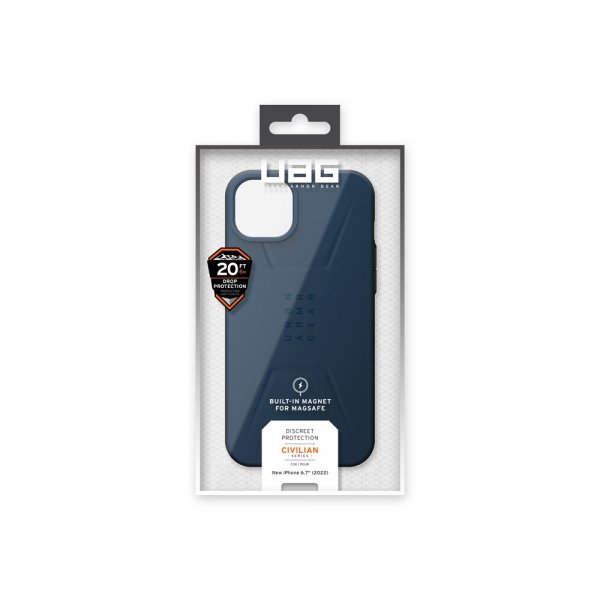 Urban Armor Gear (UAG) iPhone 14 Plus Deksel Civilian MagSafe Mallard