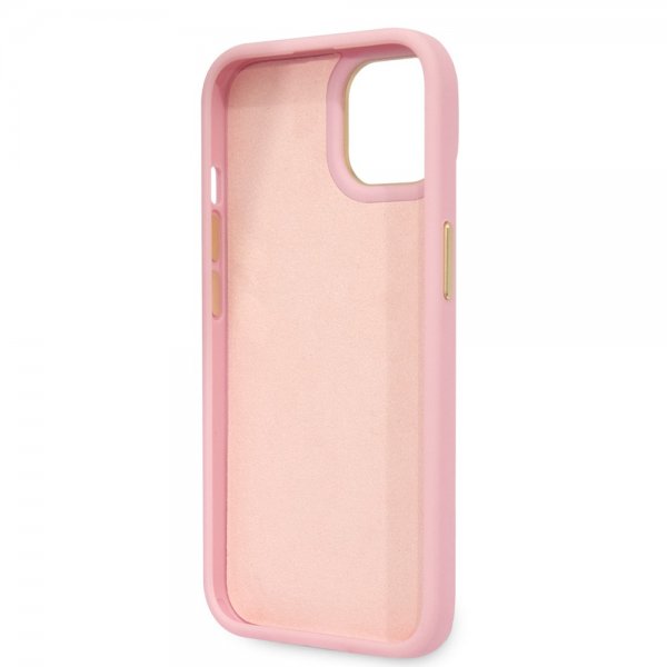 Guess iPhone 14 Plus Deksel Croco Rosa
