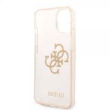 Guess iPhone 14 Plus Deksel Full Glitter Gull