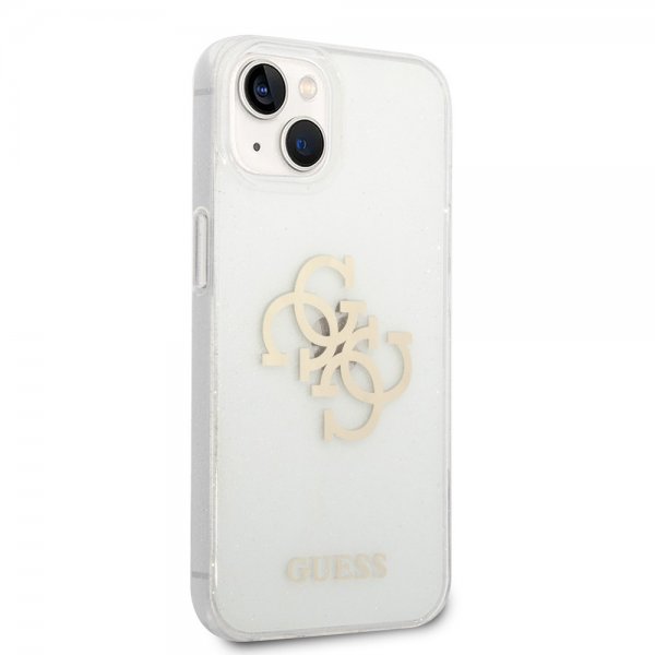 Guess iPhone 14 Plus Deksel Full Glitter Transparent