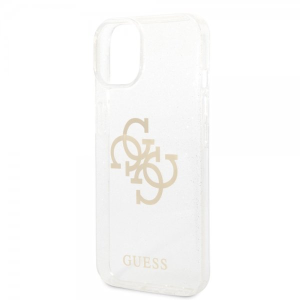 Guess iPhone 14 Plus Deksel Full Glitter Transparent