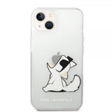 Karl Lagerfeld iPhone 14 Plus Deksel Fun Choupette Transparent